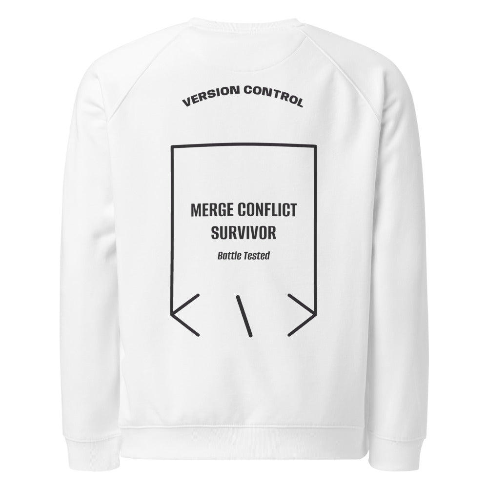 Merge Conflict Survivor — secondary back mockup