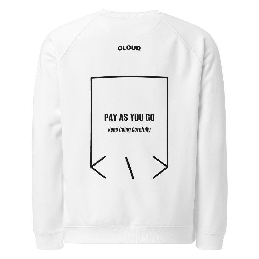 Pay As You Go — White Black back mockup