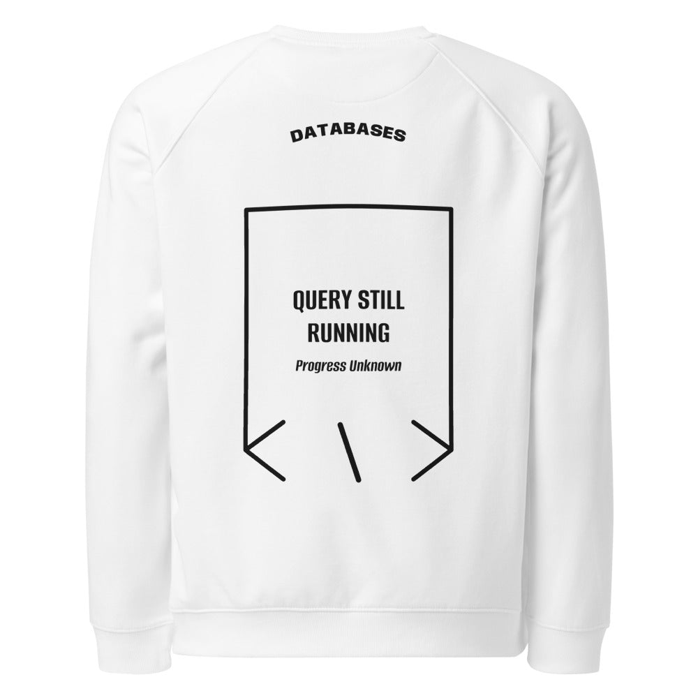Query Still Running — secondary back mockup