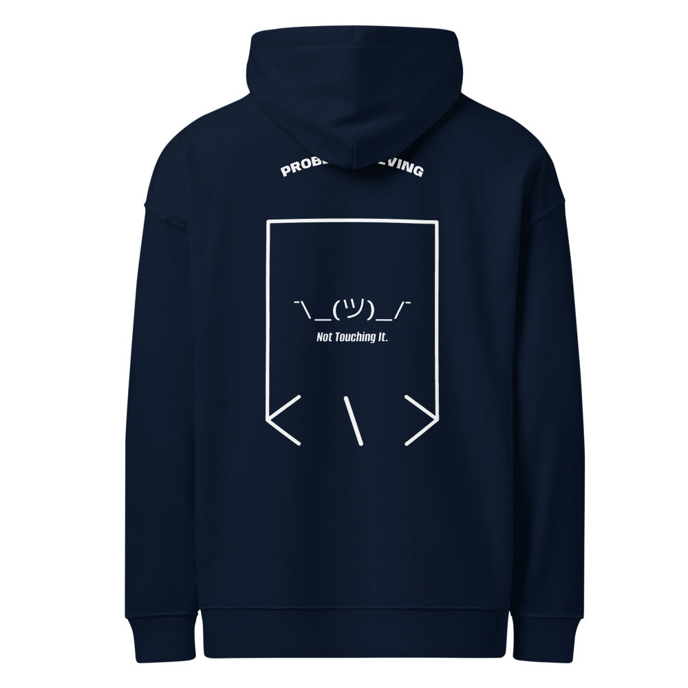 ¯\_(ツ)_/¯ — French Navy White back mockup