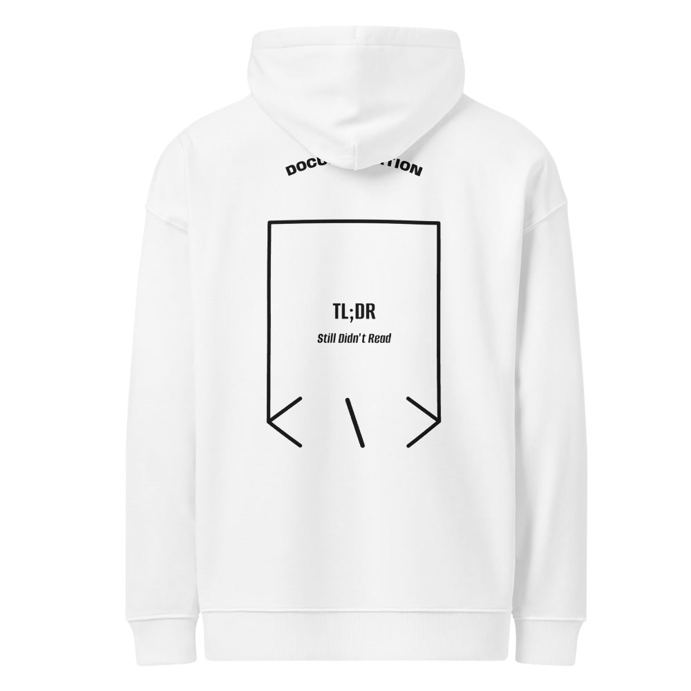 TL;DR — White Black back mockup
