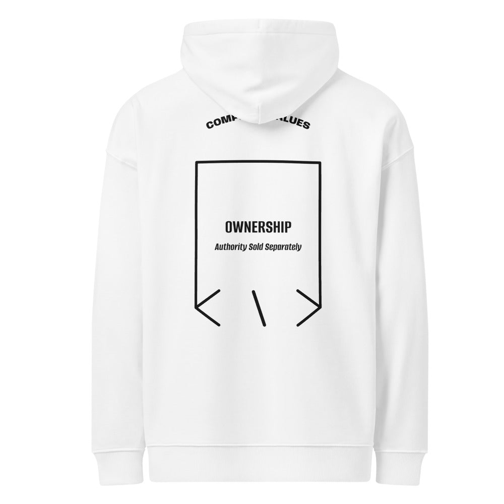 Ownership — White Black back mockup
