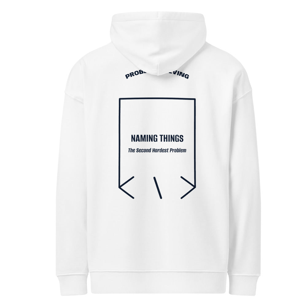 Naming Things — White French Navy back mockup