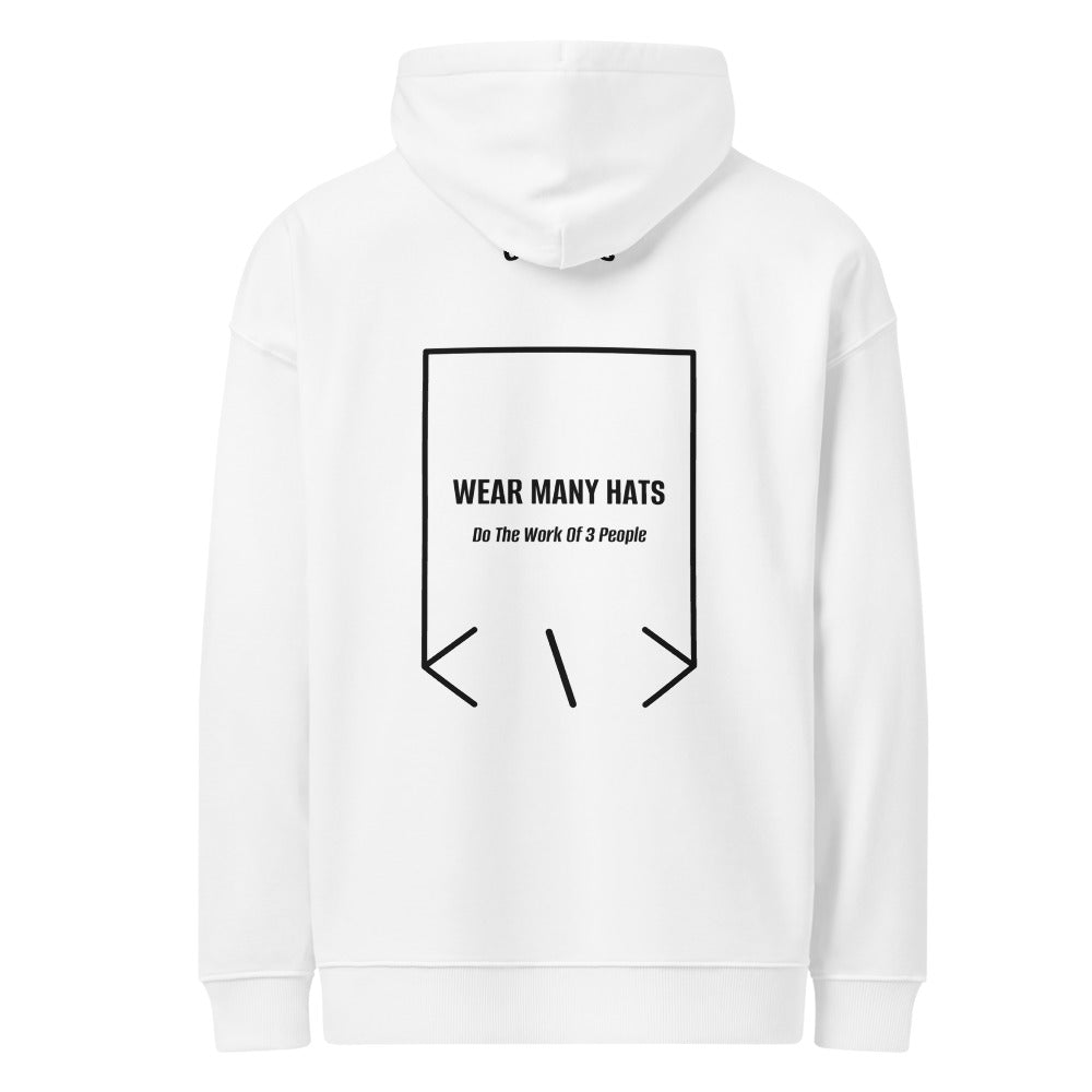Wear Many Hats — secondary back mockup