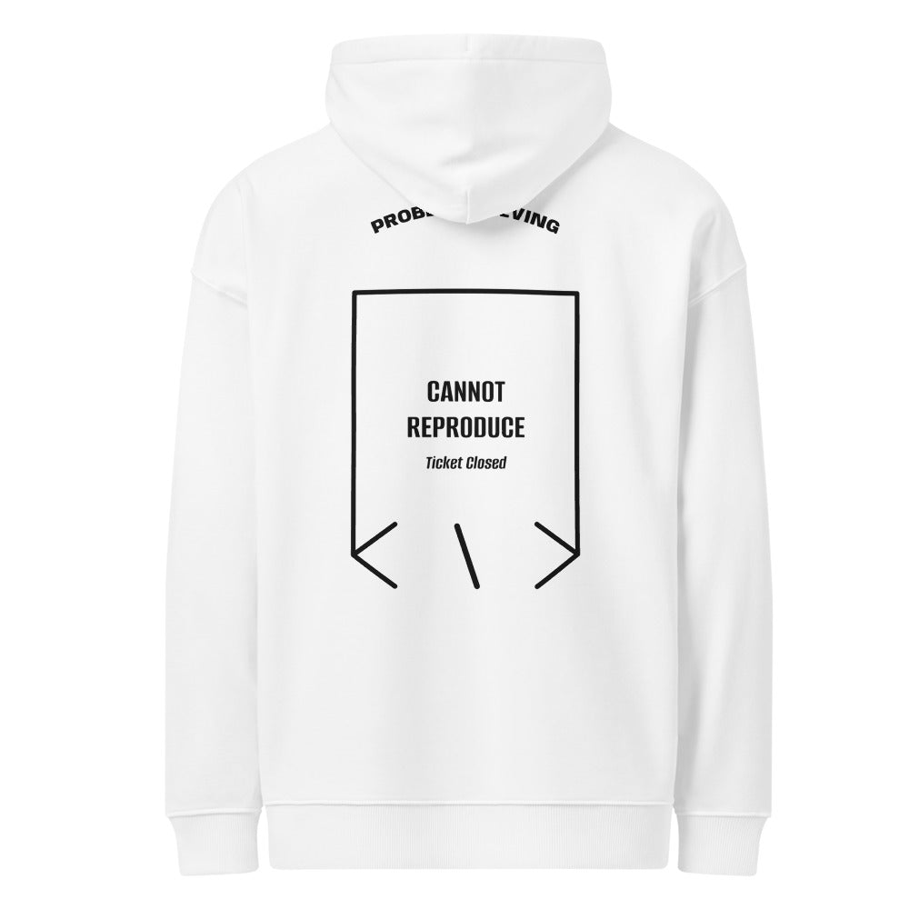 Cannot Reproduce — White Black back mockup