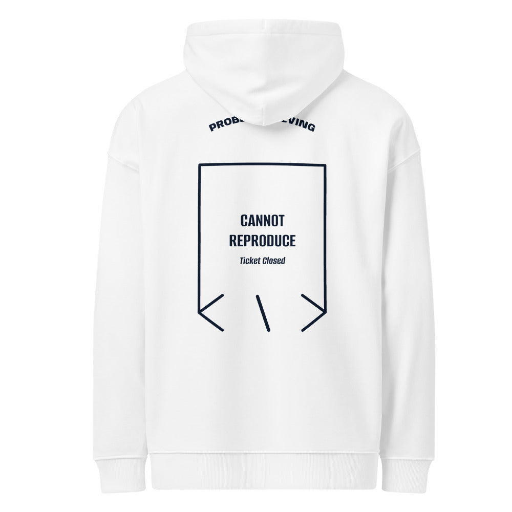 Cannot Reproduce — White French Navy back mockup