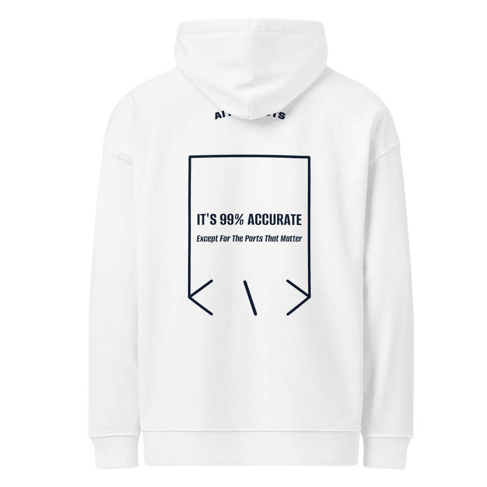 It's 99% Accurate — secondary back mockup