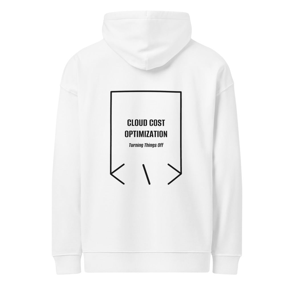 Cloud Cost Optimization — White Black back mockup