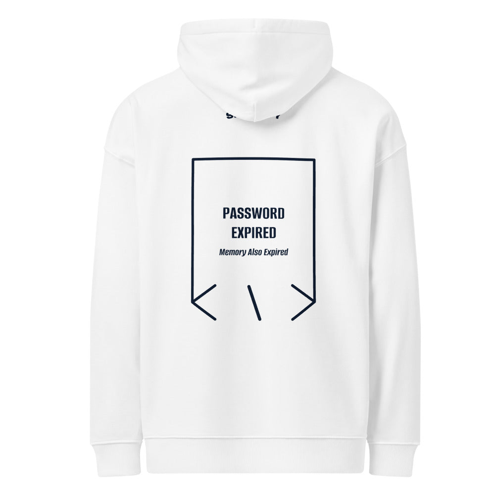 Password Expired — White French Navy back mockup