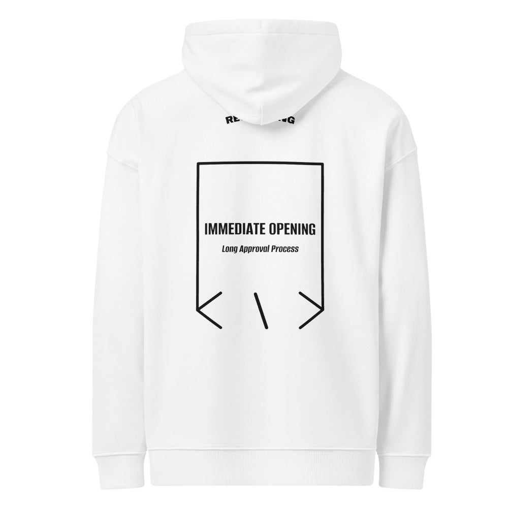 Immediate Opening — secondary back mockup