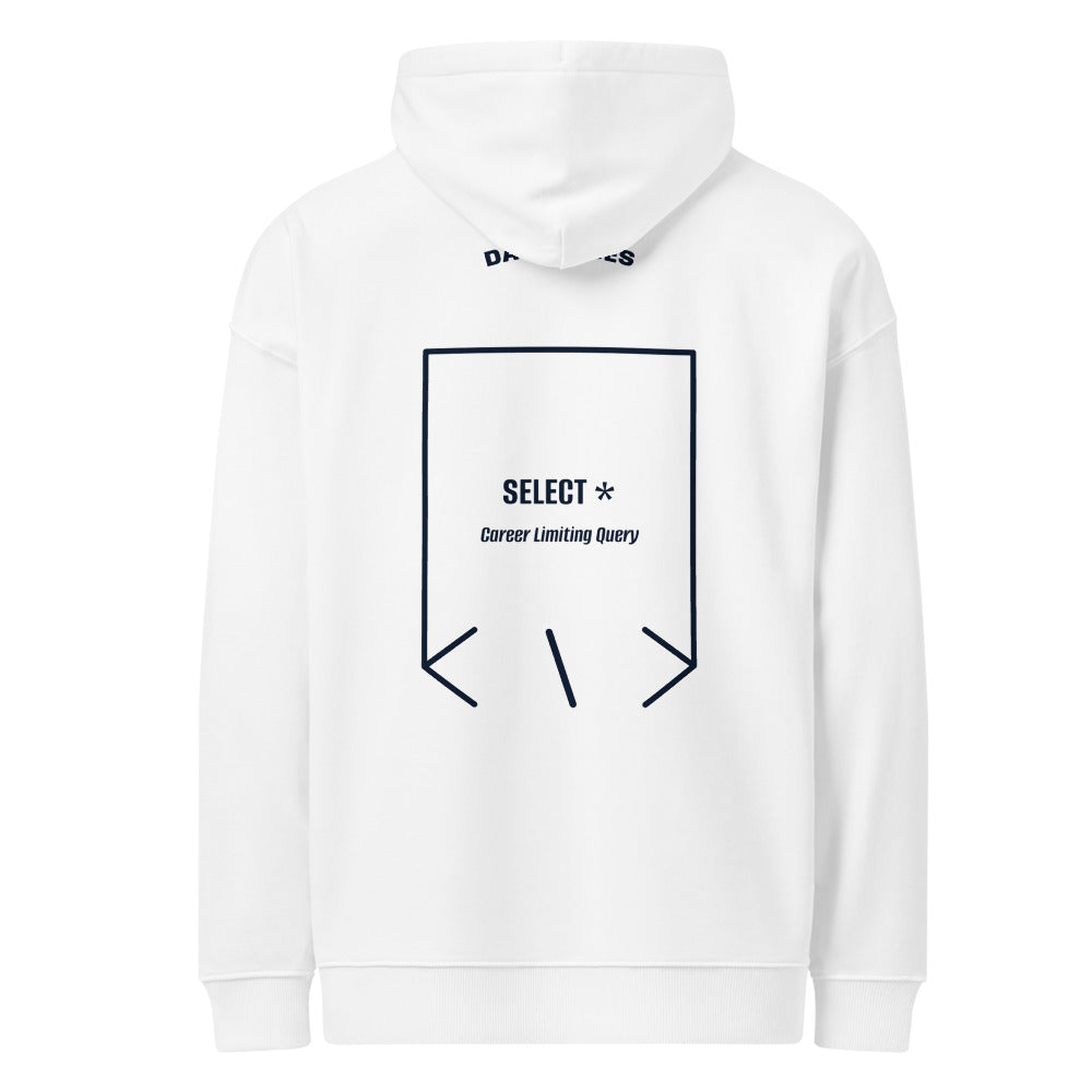 SELECT * — White French Navy back mockup