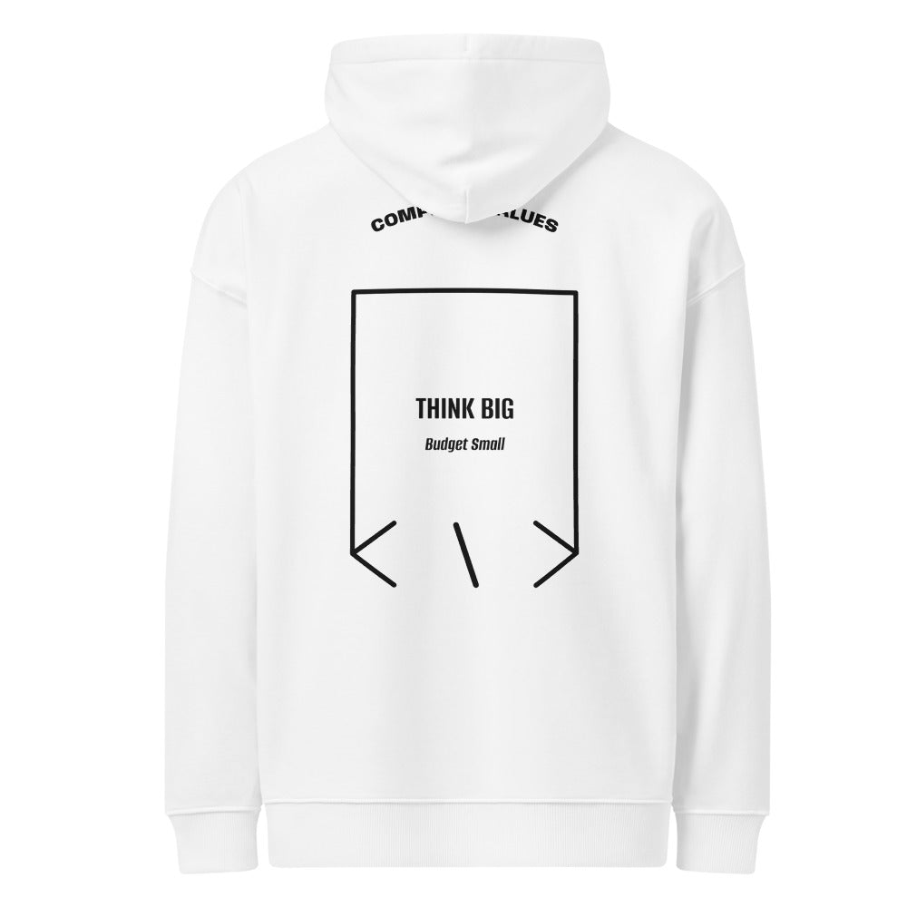 Think Big — White Black back mockup