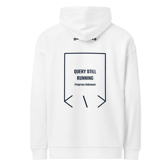 Query Still Running — secondary back mockup
