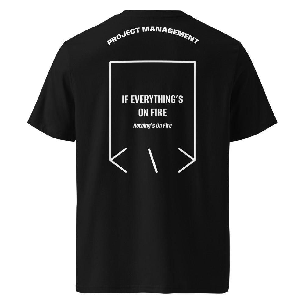 If Everything’s On Fire — Black White back mockup