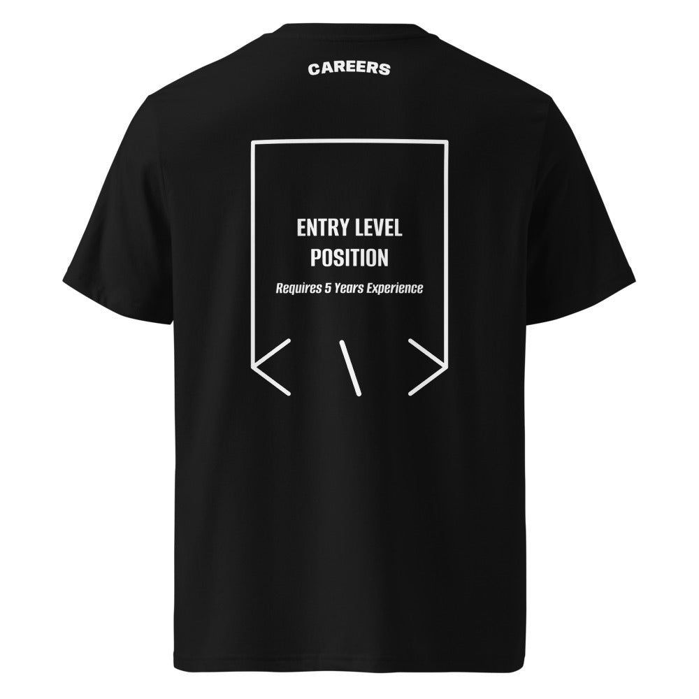 Entry Level Position — Black White back mockup