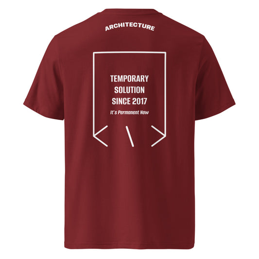 Temporary Solution Since 2017 — secondary back mockup