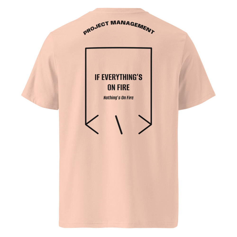 If Everything’s On Fire — Fraiche Peche Black back mockup