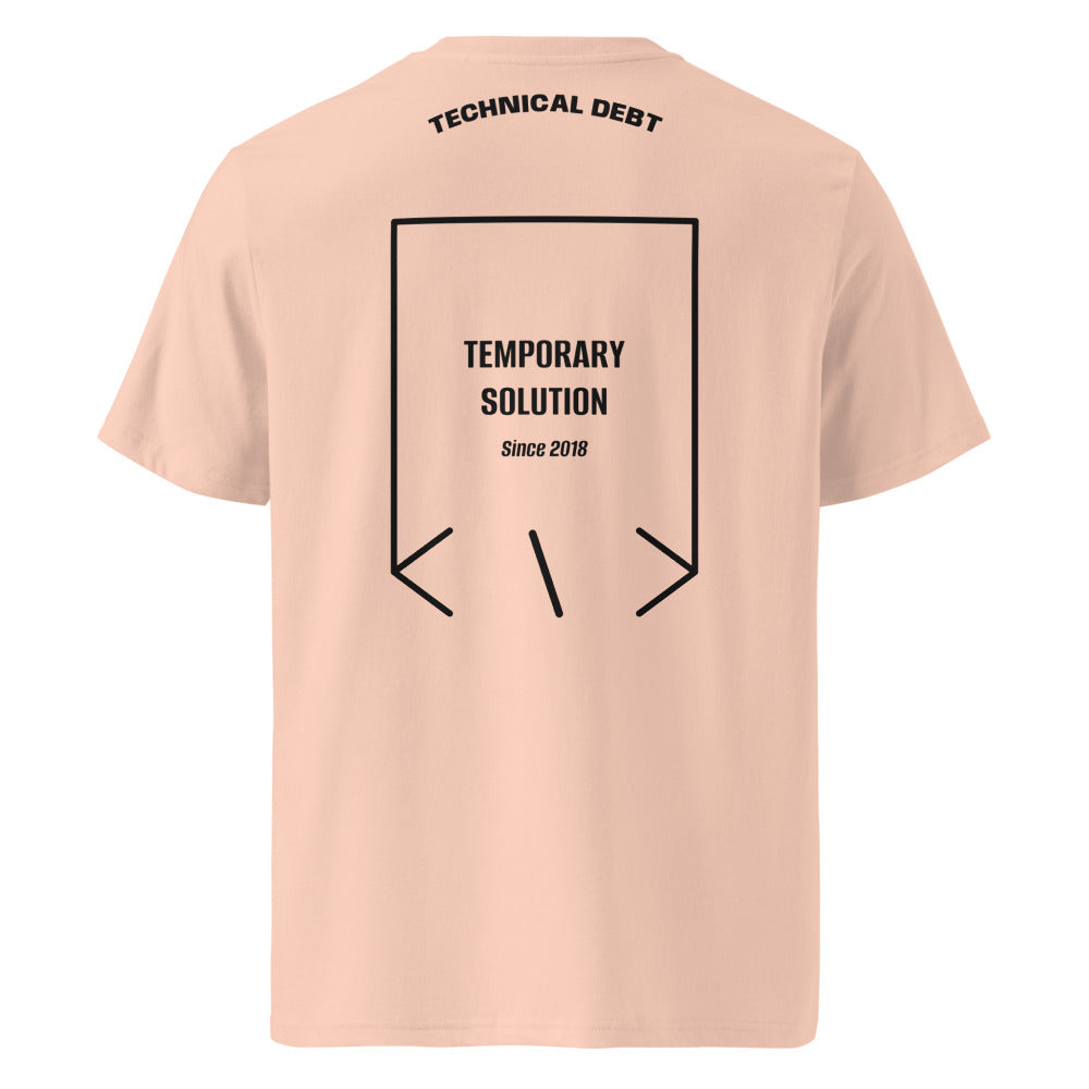 Temporary Solution — Fraiche Peche Black back mockup