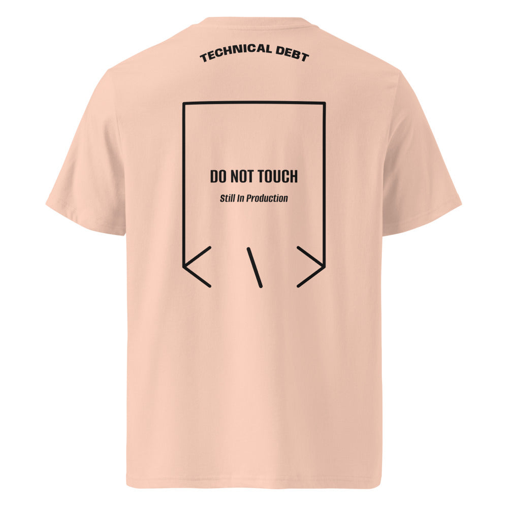 Do Not Touch — Fraiche Peche Black back mockup