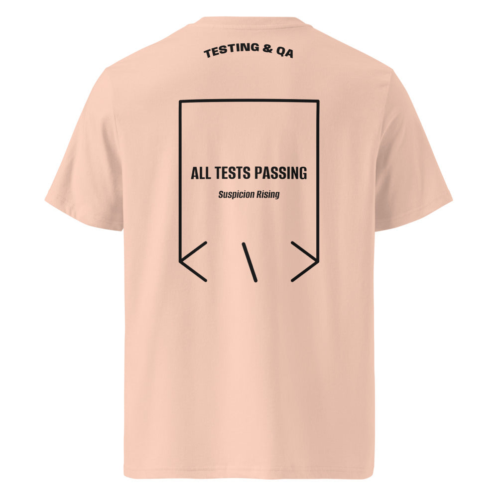 All Tests Passing — Fraiche Peche Black back mockup
