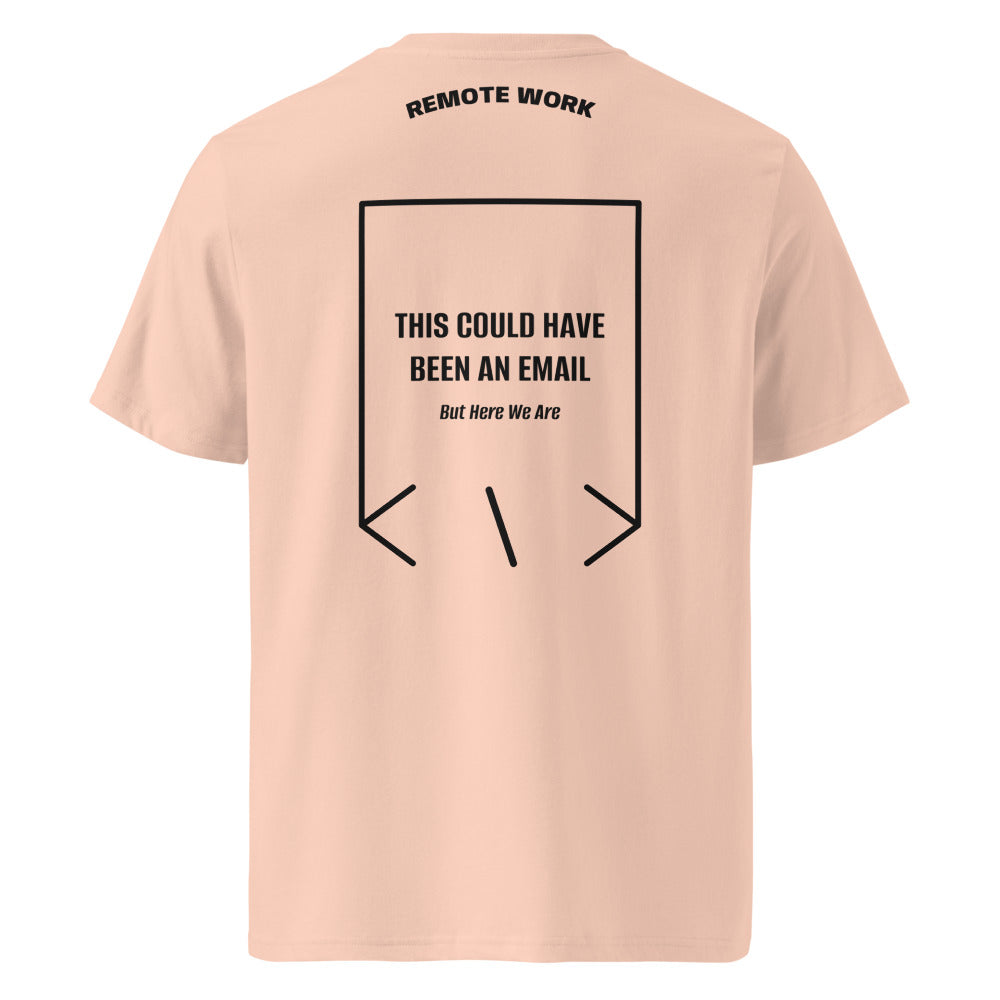 This Could Have Been An Email — Fraiche Peche Black back mockup