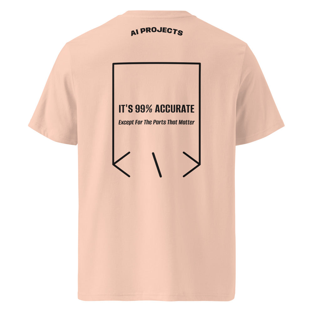 It's 99% Accurate — Fraiche Peche Black back mockup