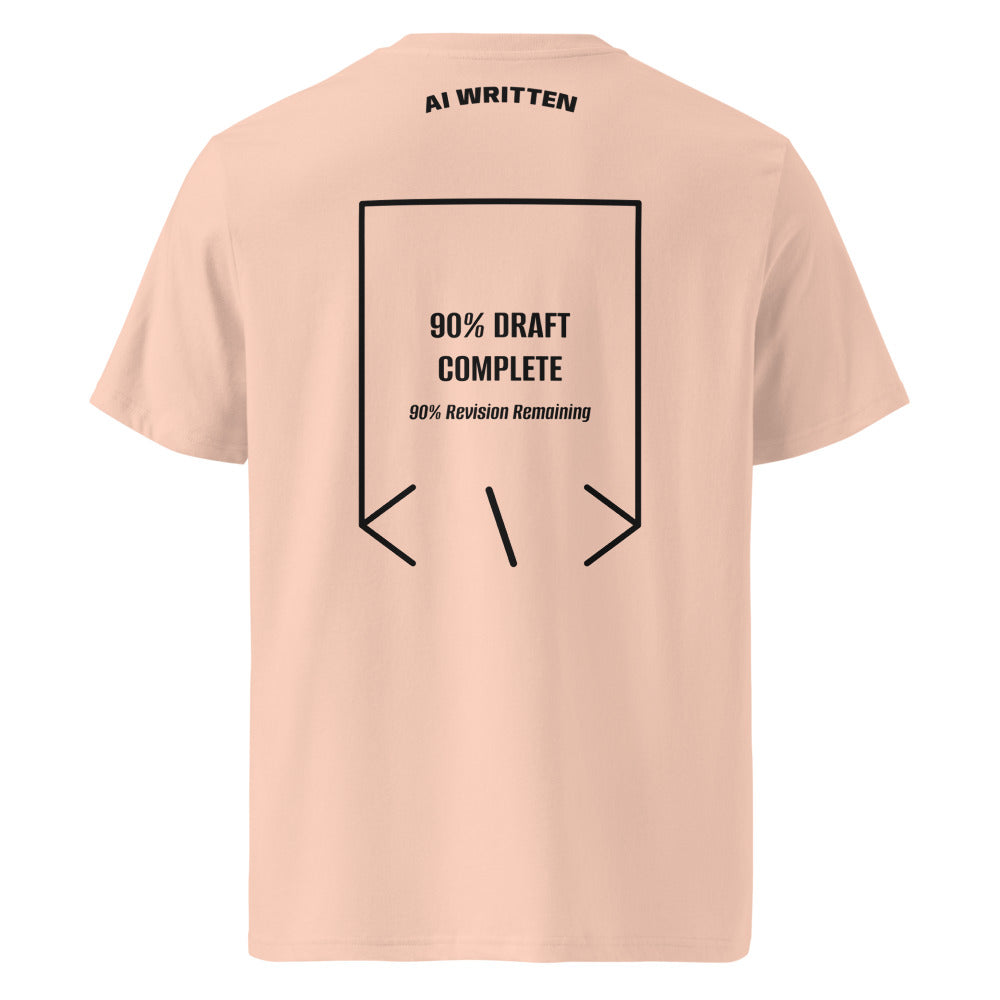 90% Draft Complete — Fraiche Peche Black back mockup