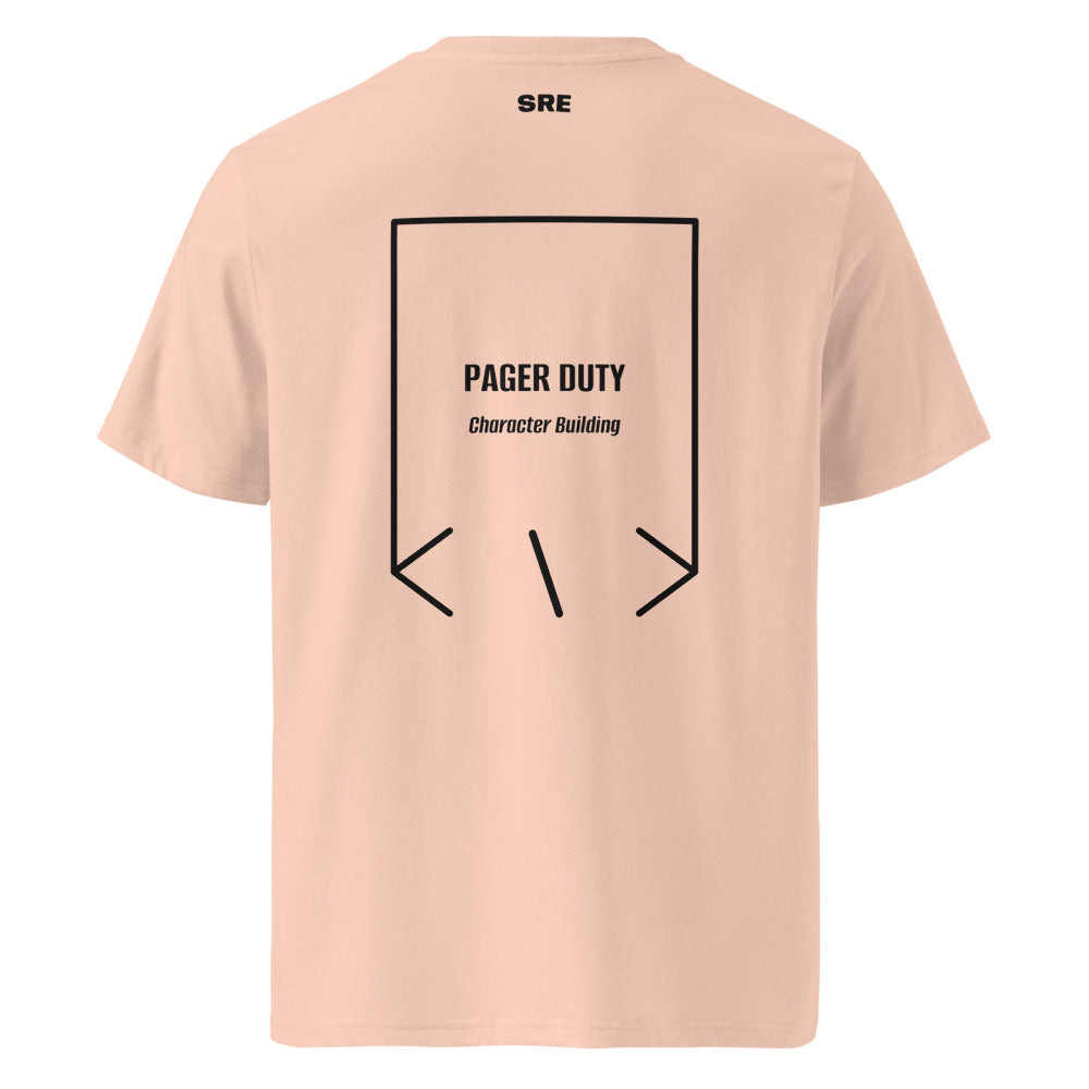 Pager Duty — Fraiche Peche Black back mockup