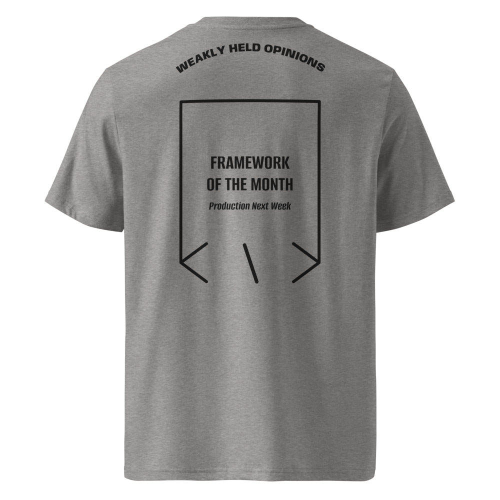 Framework Of The Month — Heather Grey Black back mockup