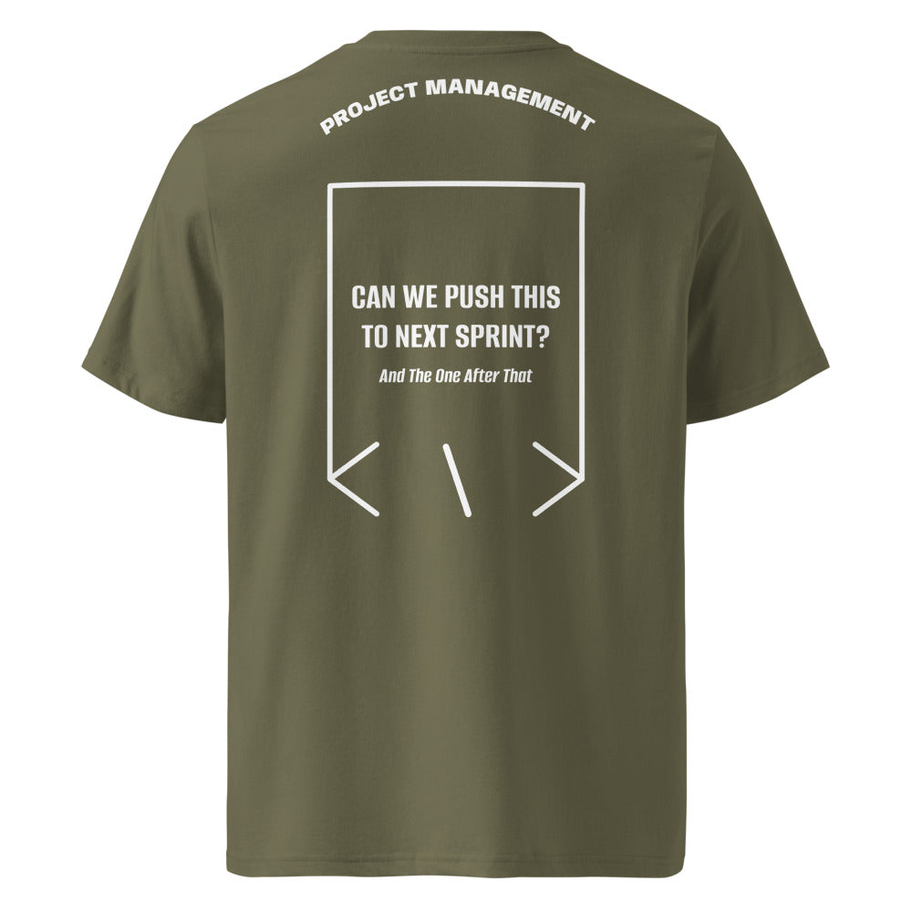 Can We Push This To Next Sprint? — Khaki White back mockup
