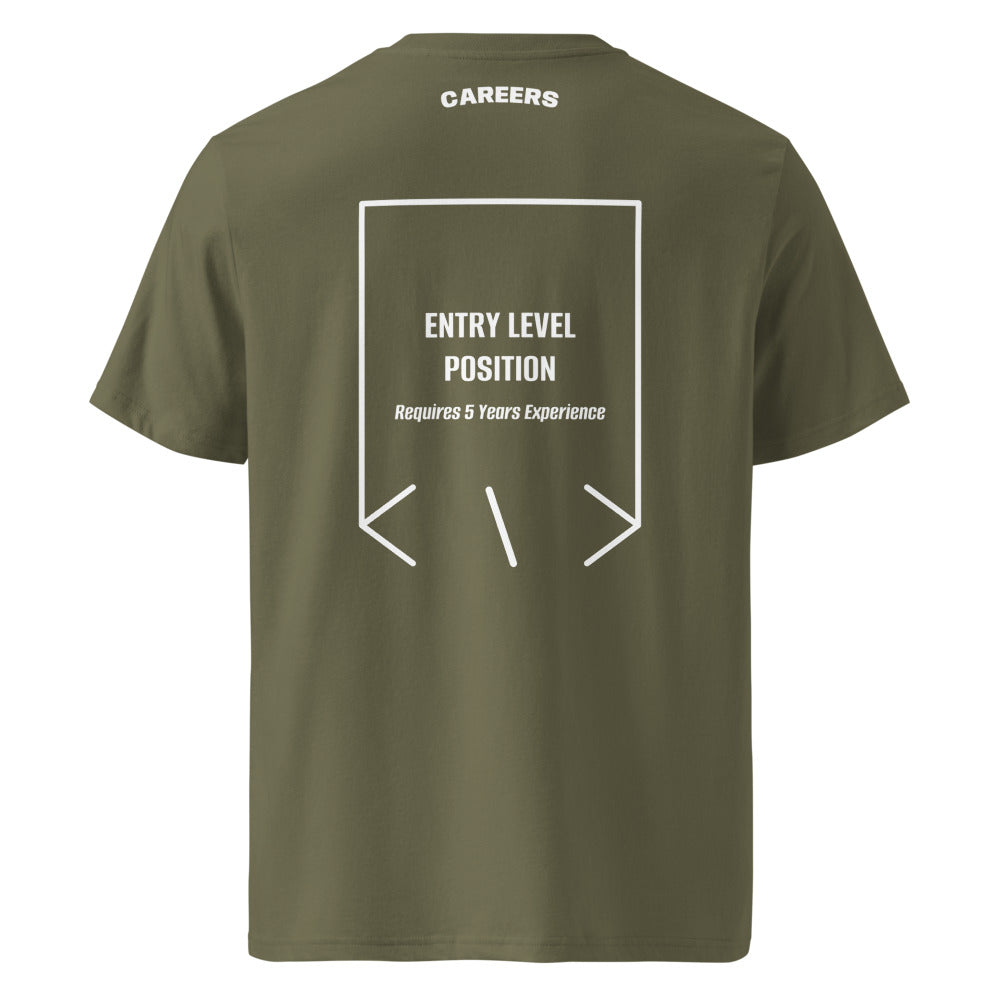 Entry Level Position — Khaki White back mockup