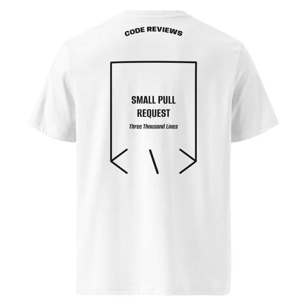Small Pull Request — White Black back mockup