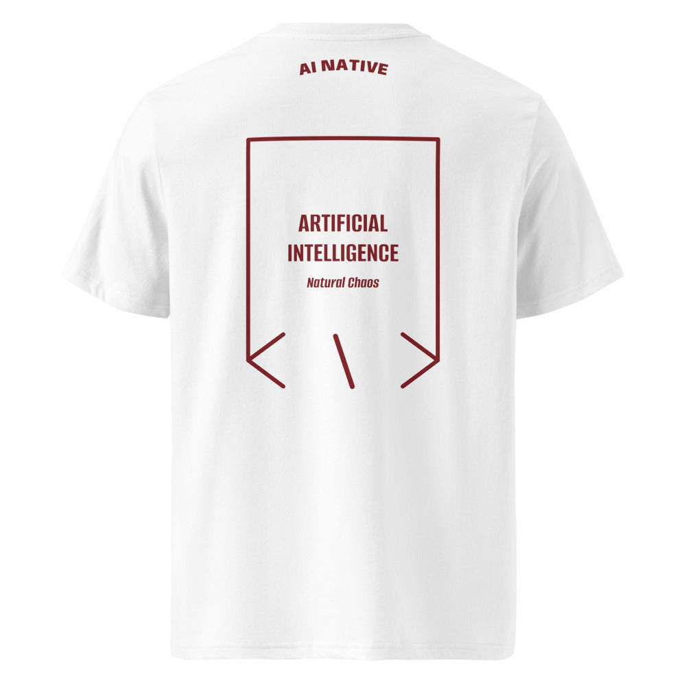 Artificial Intelligence — White Burgundy back mockup