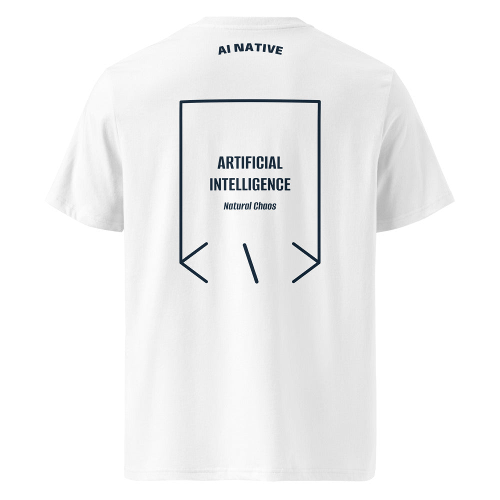 Artificial Intelligence — White French Navy back mockup