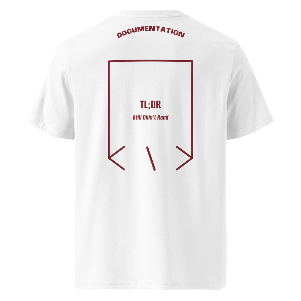 TL;DR — White Burgundy back mockup