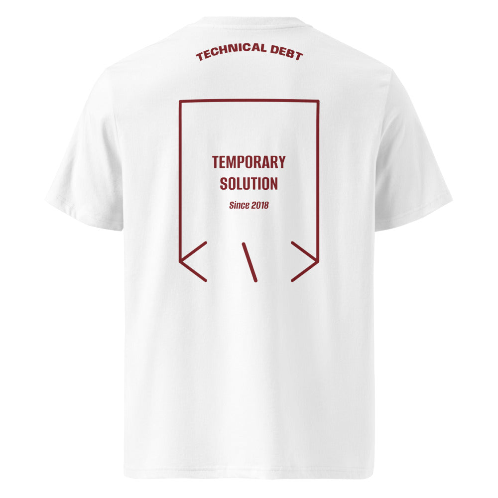 Temporary Solution — secondary back mockup
