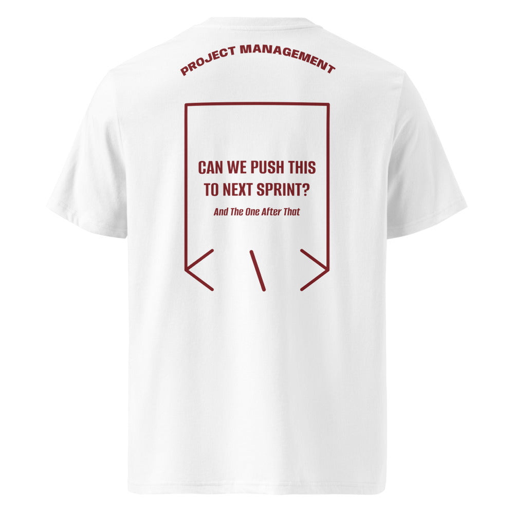 Can We Push This To Next Sprint? — White Burgundy back mockup