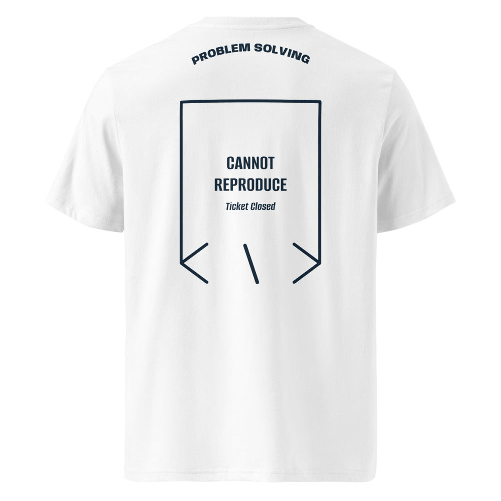 Cannot Reproduce — White French Navy back mockup