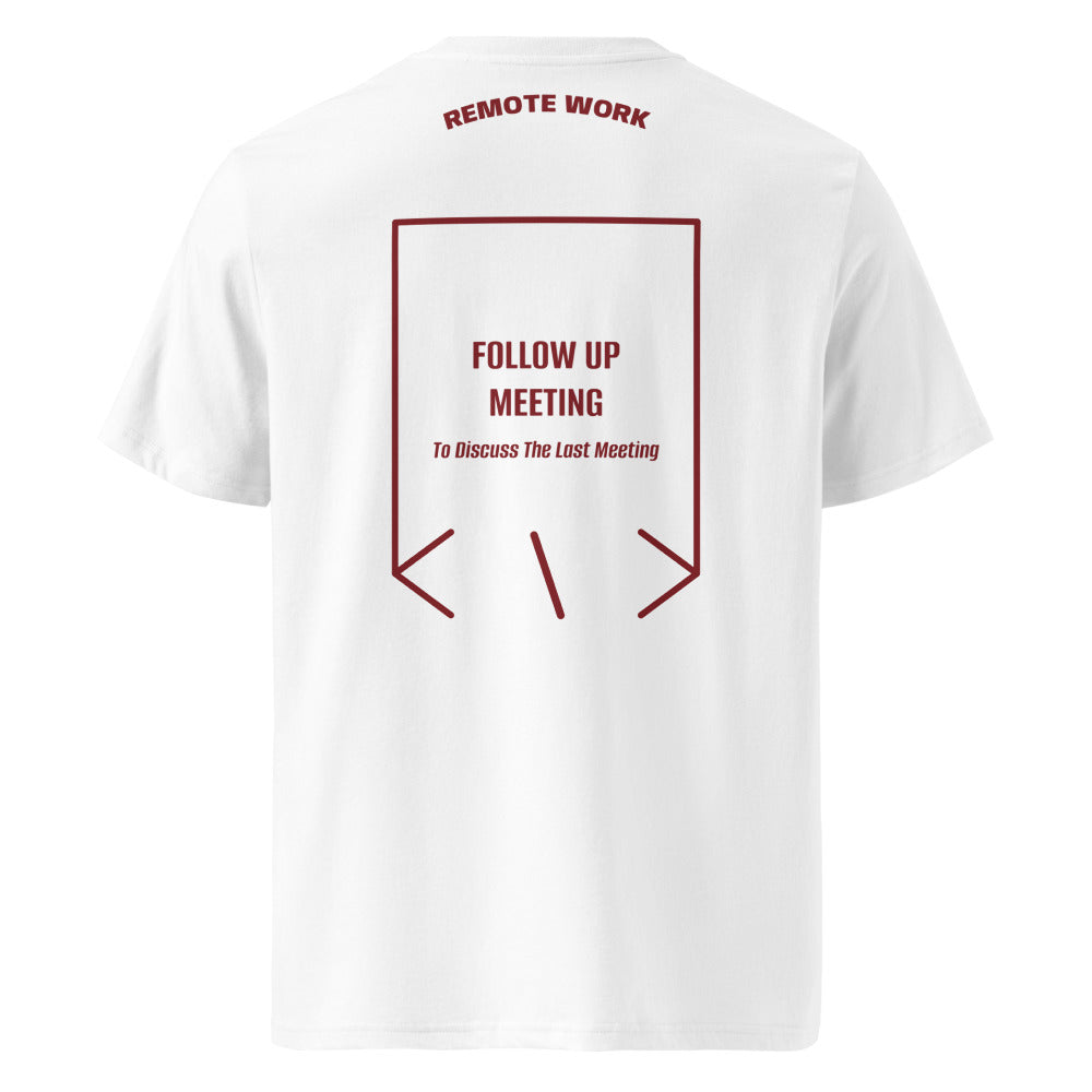 Follow Up Meeting — White Burgundy back mockup