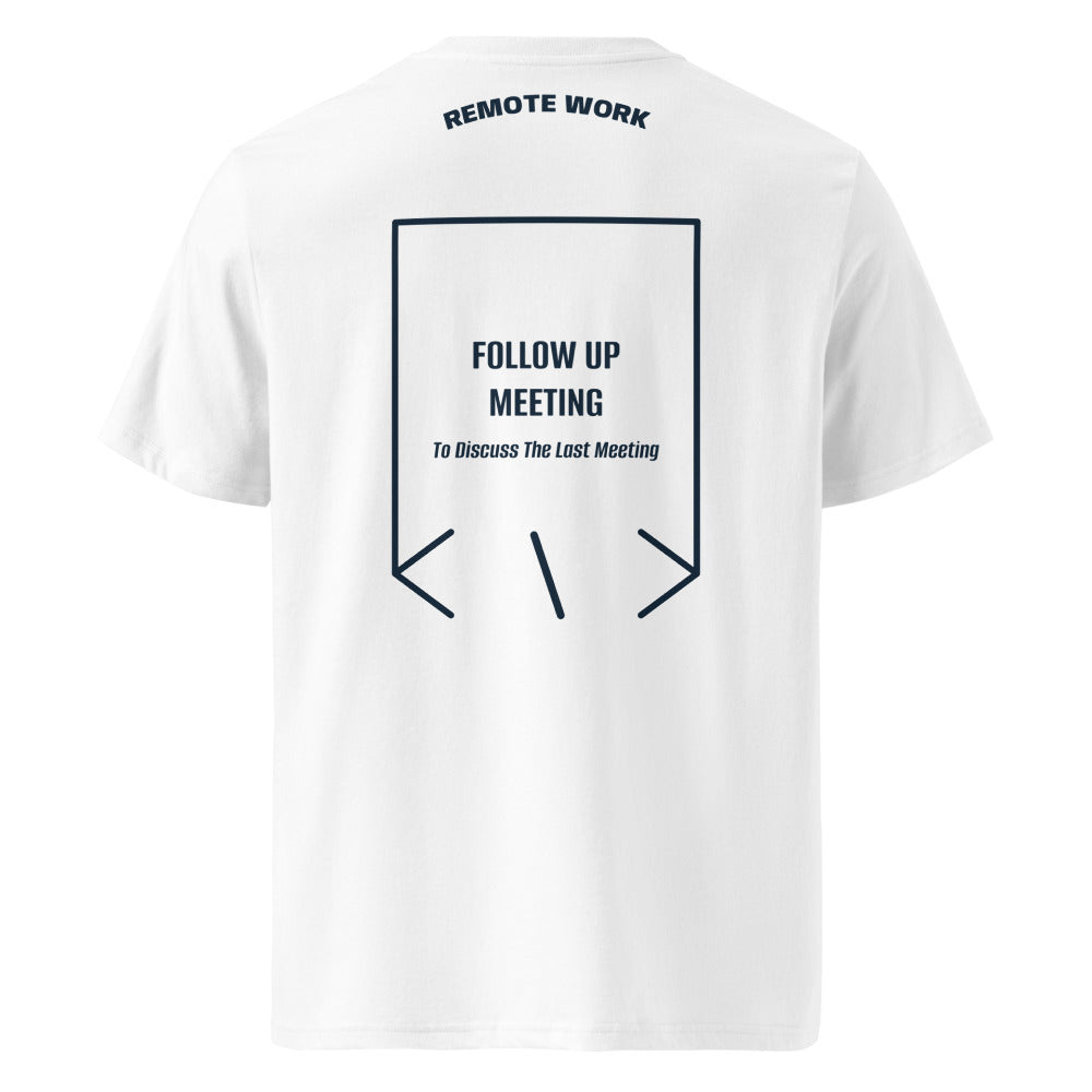 Follow Up Meeting — White French Navy back mockup