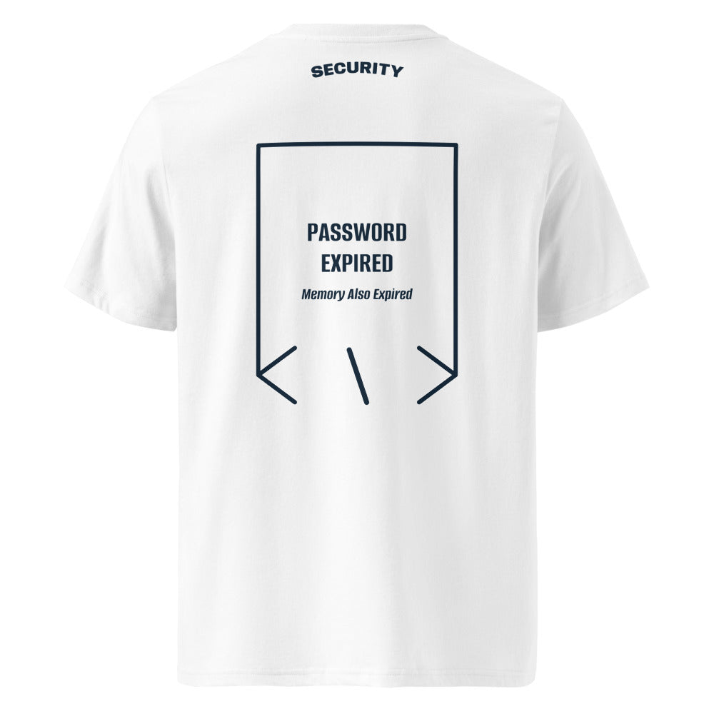 Password Expired — White French Navy back mockup