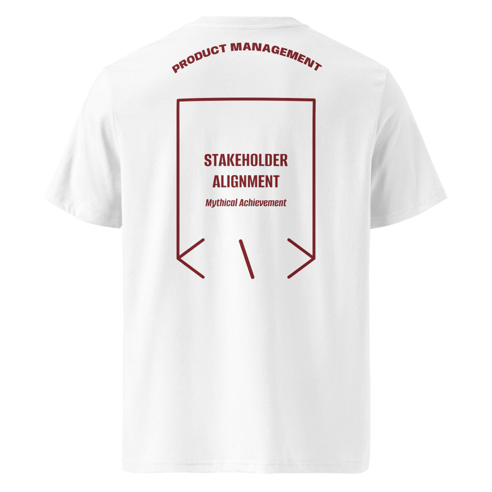Stakeholder Alignment — White Burgundy back mockup