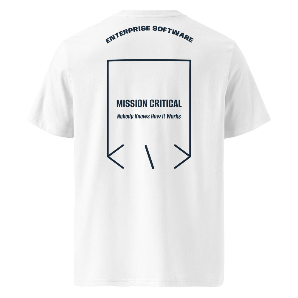 Mission Critical — secondary back mockup