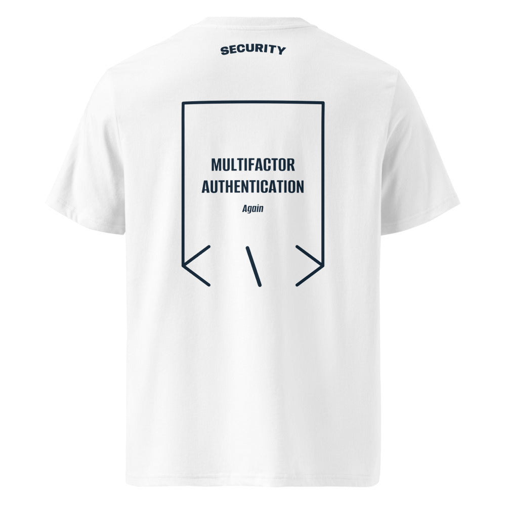 Multifactor Authentication — White French Navy back mockup