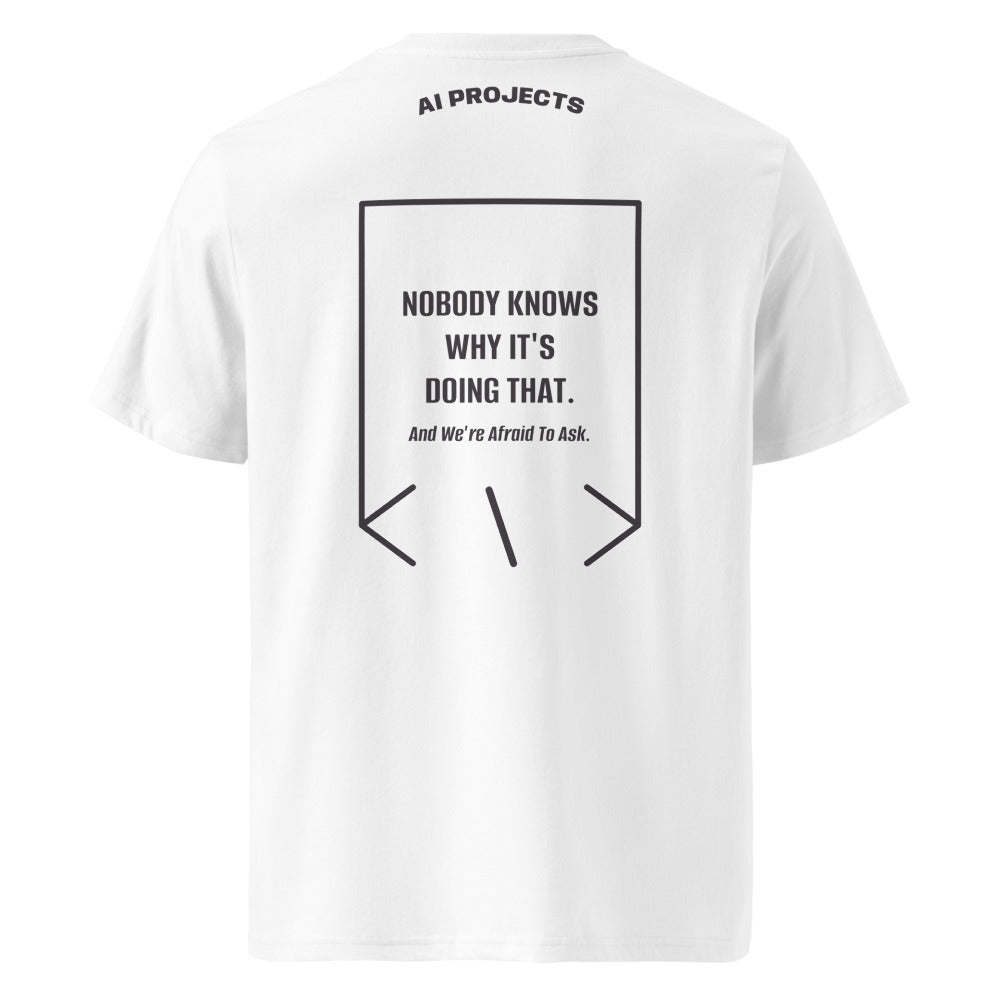 Nobody Knows Why It's Doing That. — White Anthracite back mockup