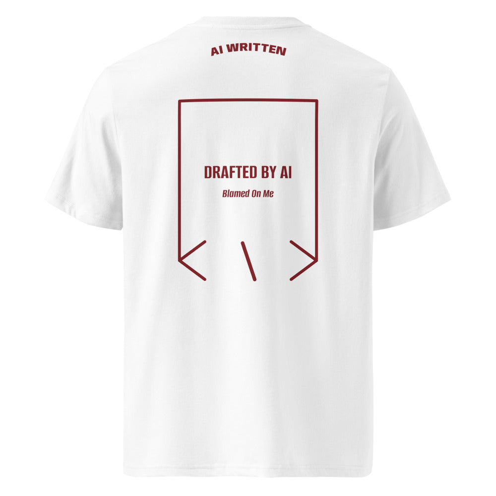Drafted By AI — secondary back mockup