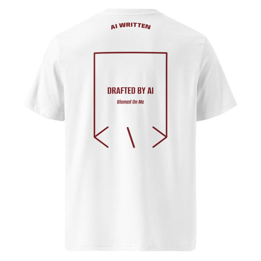 Drafted By AI — secondary back mockup