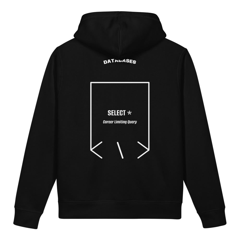 SELECT * — Black White back mockup