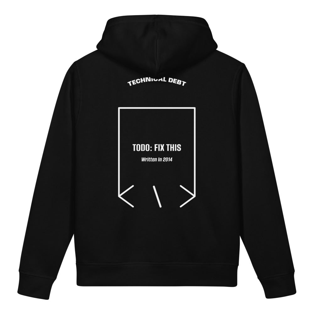 TODO: Fix This — Black White back mockup