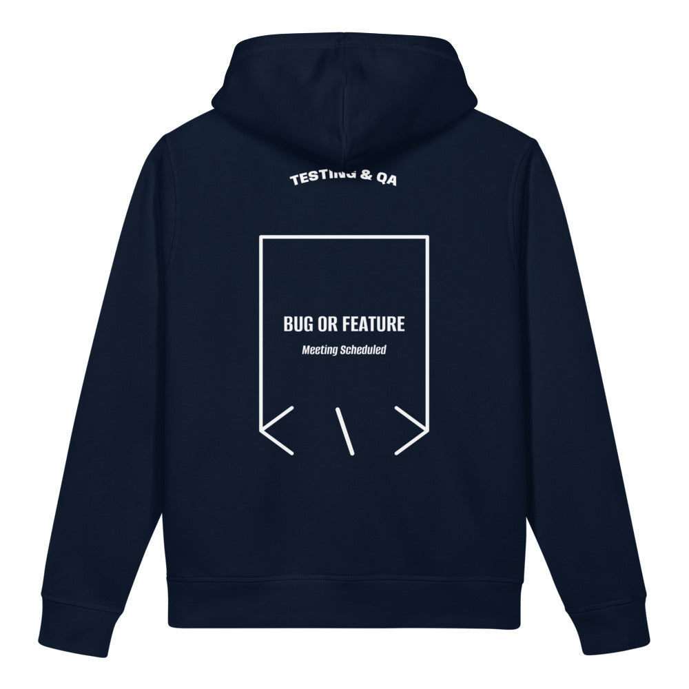 Bug Or Feature — French Navy White back mockup